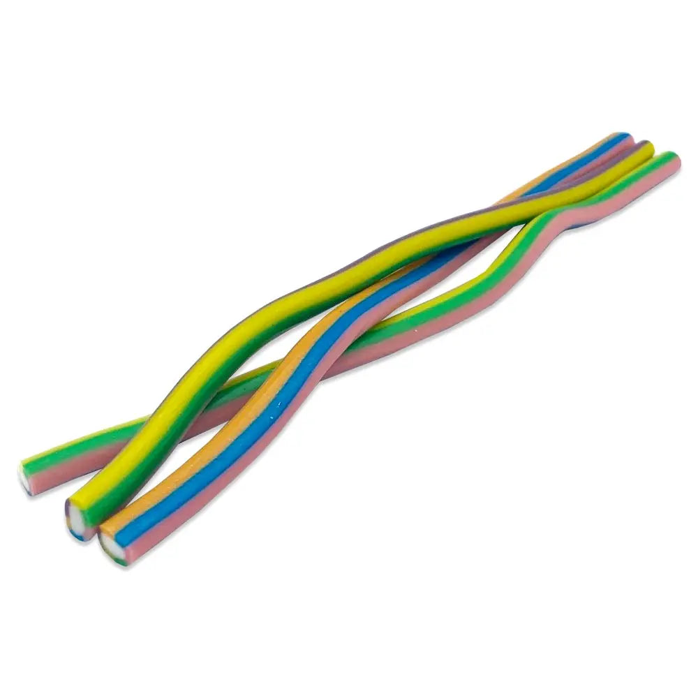 Rainbow tutti frutti candy pencils