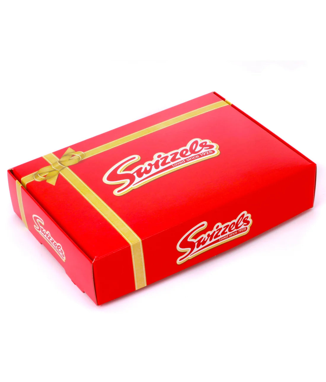 Colourful retro candy hamper with Squashies and Rainbow Drops