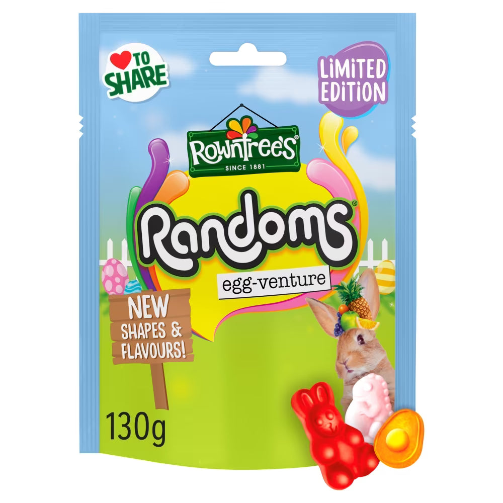 Limited edition Easter candy pouches perfect for sharing