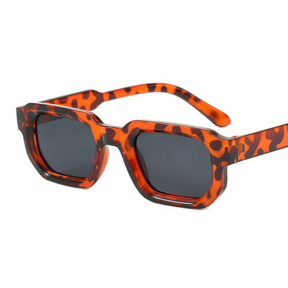 Rectangle sunglasses frame thickness alloy material durable