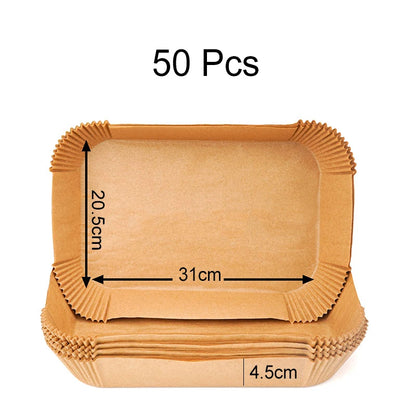 Disposable 31cm air fryer basket paper liners