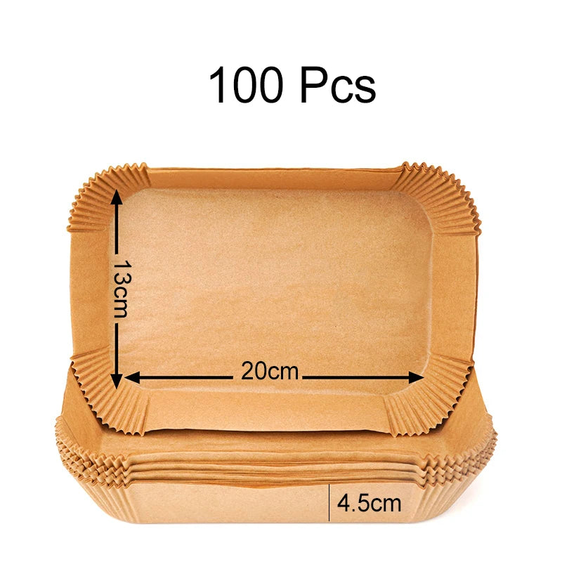 Grease-proof air fryer basket liners