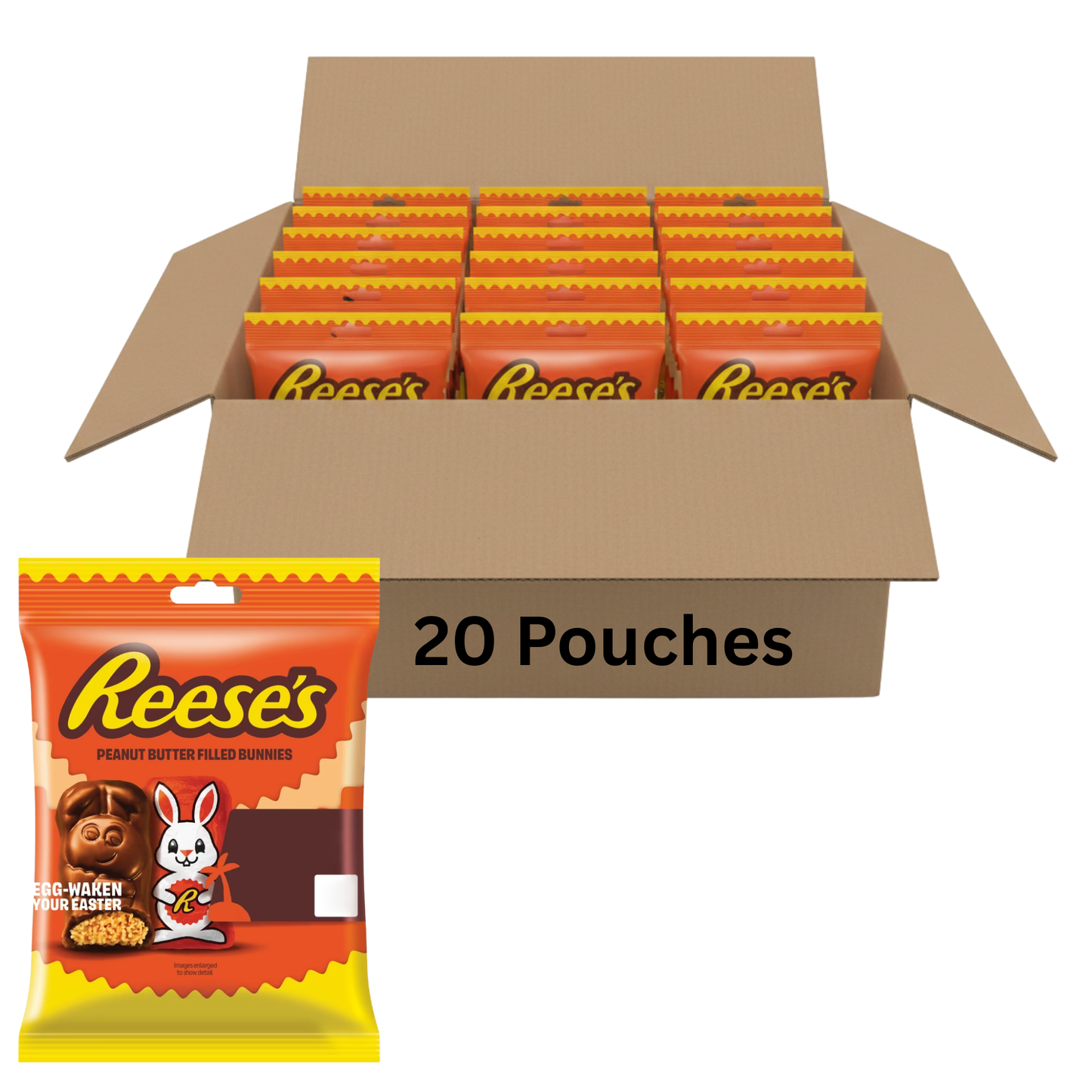 Reese’s Peanut Butter Filled Mini Bunnies Bulk Pouch 70g