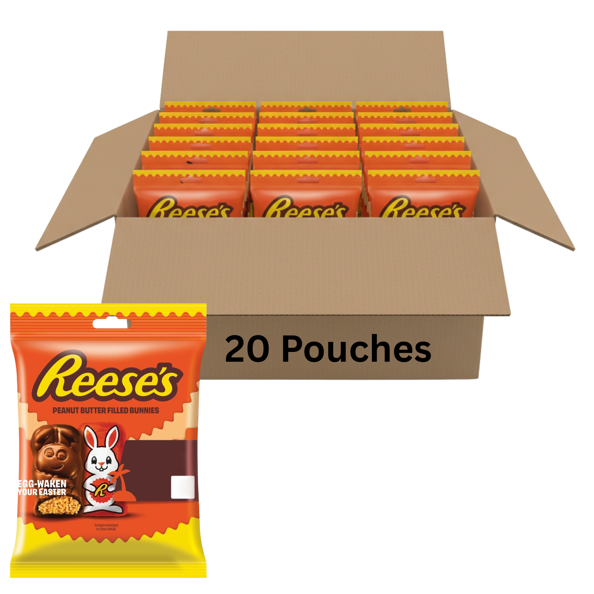 Reese’s Peanut Butter Filled Mini Bunnies Bulk Pouch 70g