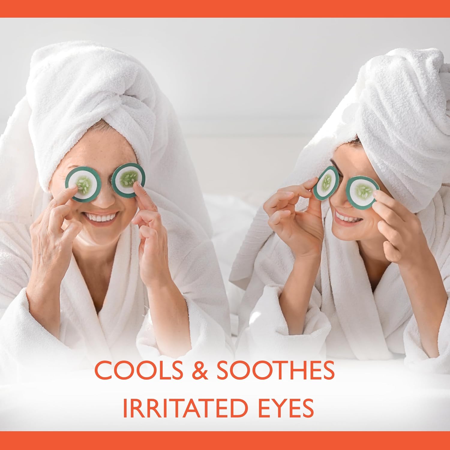 Soothing pads to hydrate and calm delicate eye skin