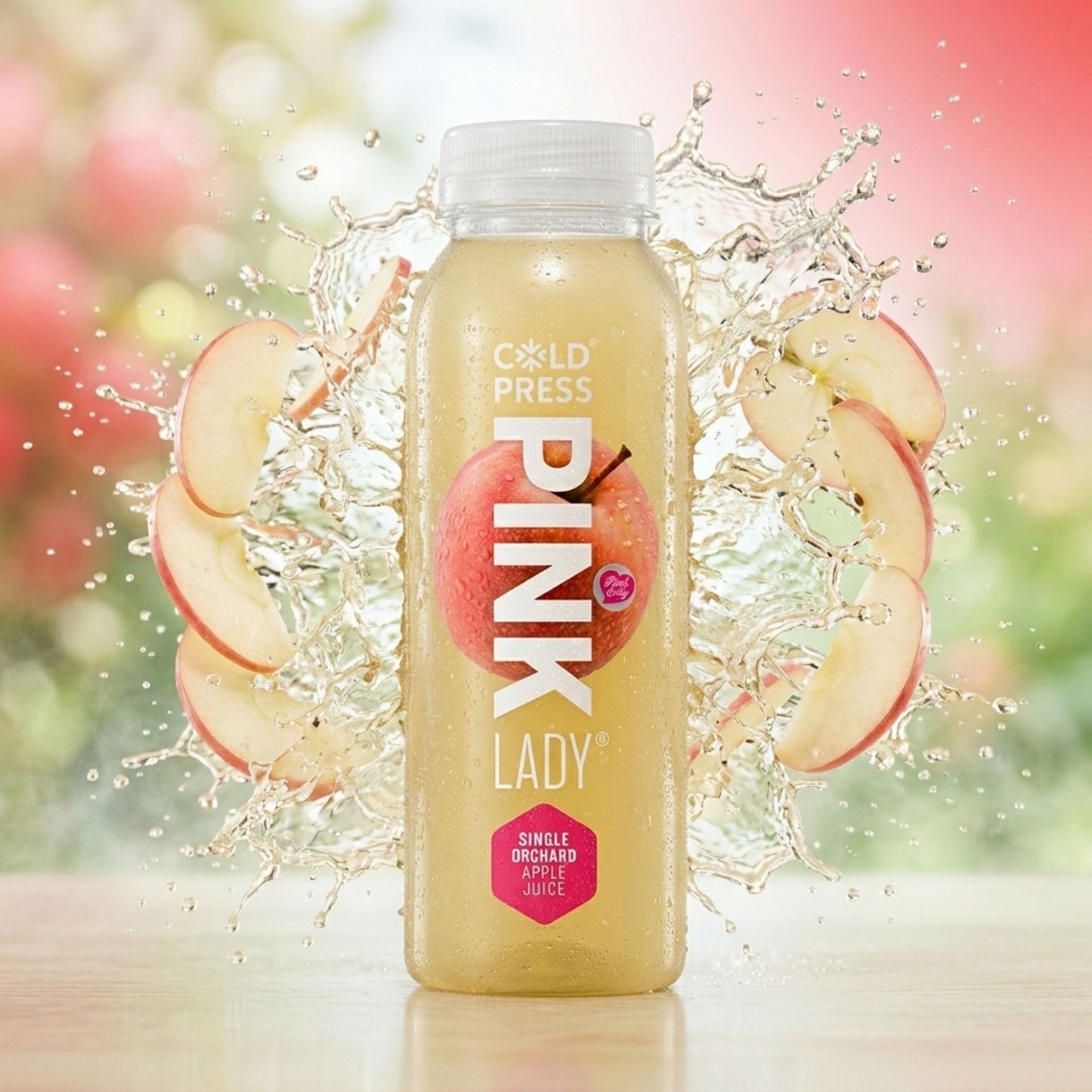 Orchard sourced apple juice with fresh fruity taste