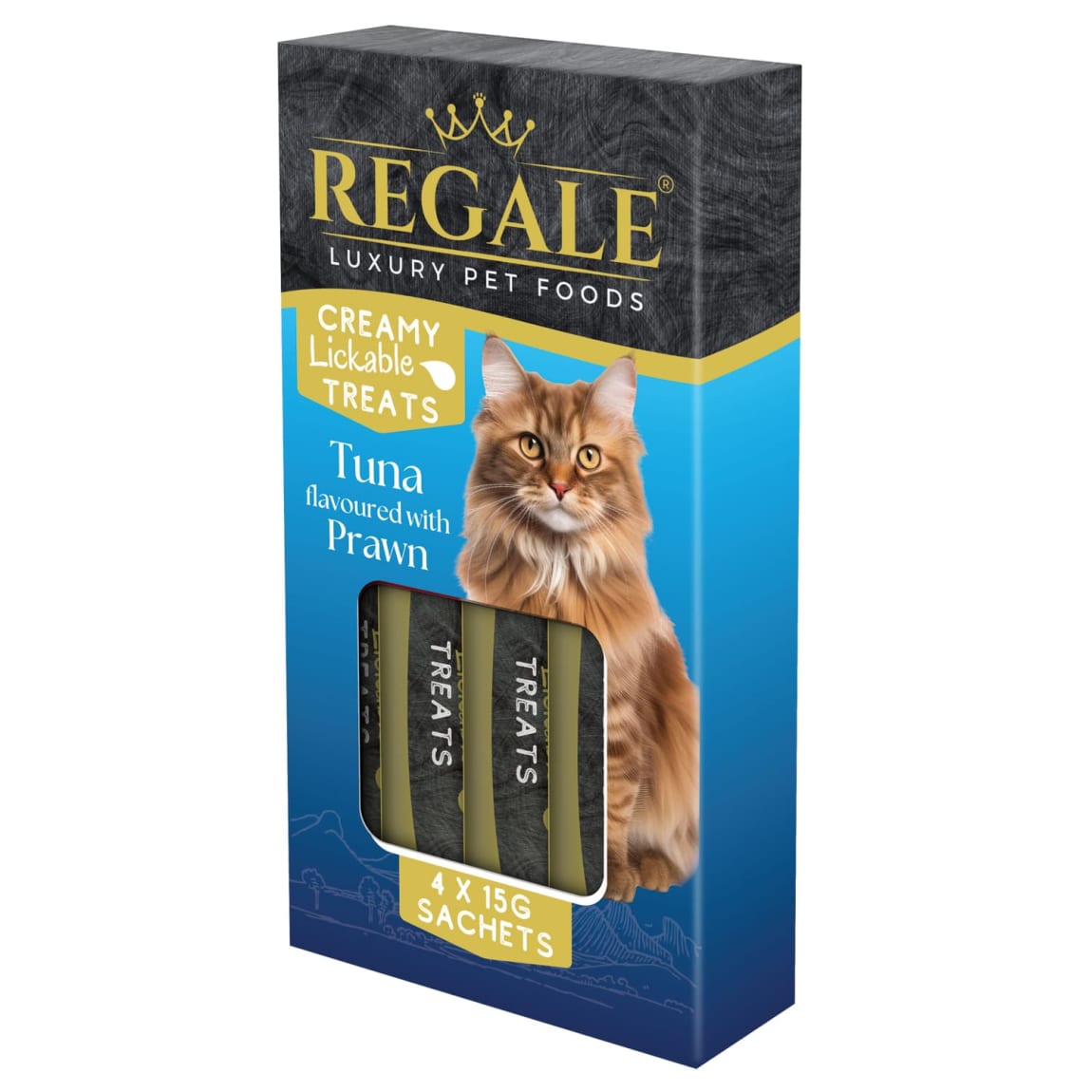 Regale lickable cat treats single-serve tubes for cats