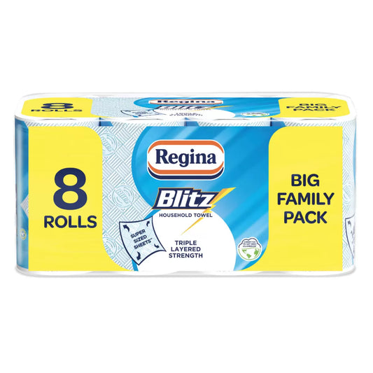 Regina Blitz Household Paper Towels 8 Pack