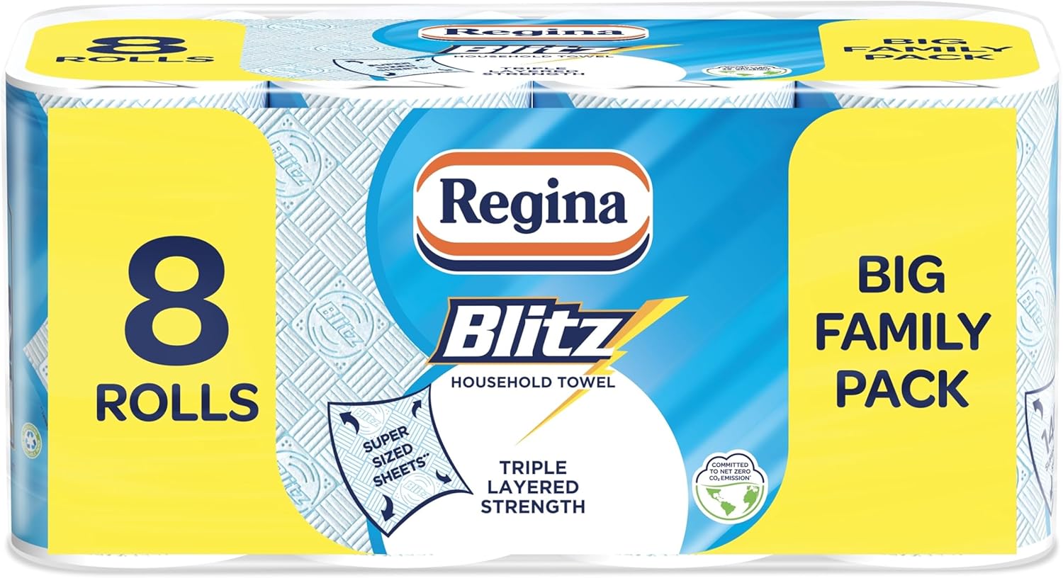 Regina Blitz Paper Towels 8 Rolls