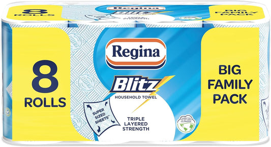 Regina Blitz Paper Towels 8 Rolls