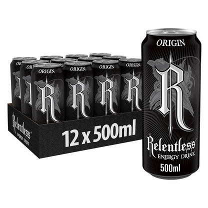 Relentless Origin Energy Drink 12 x 500ml cans
