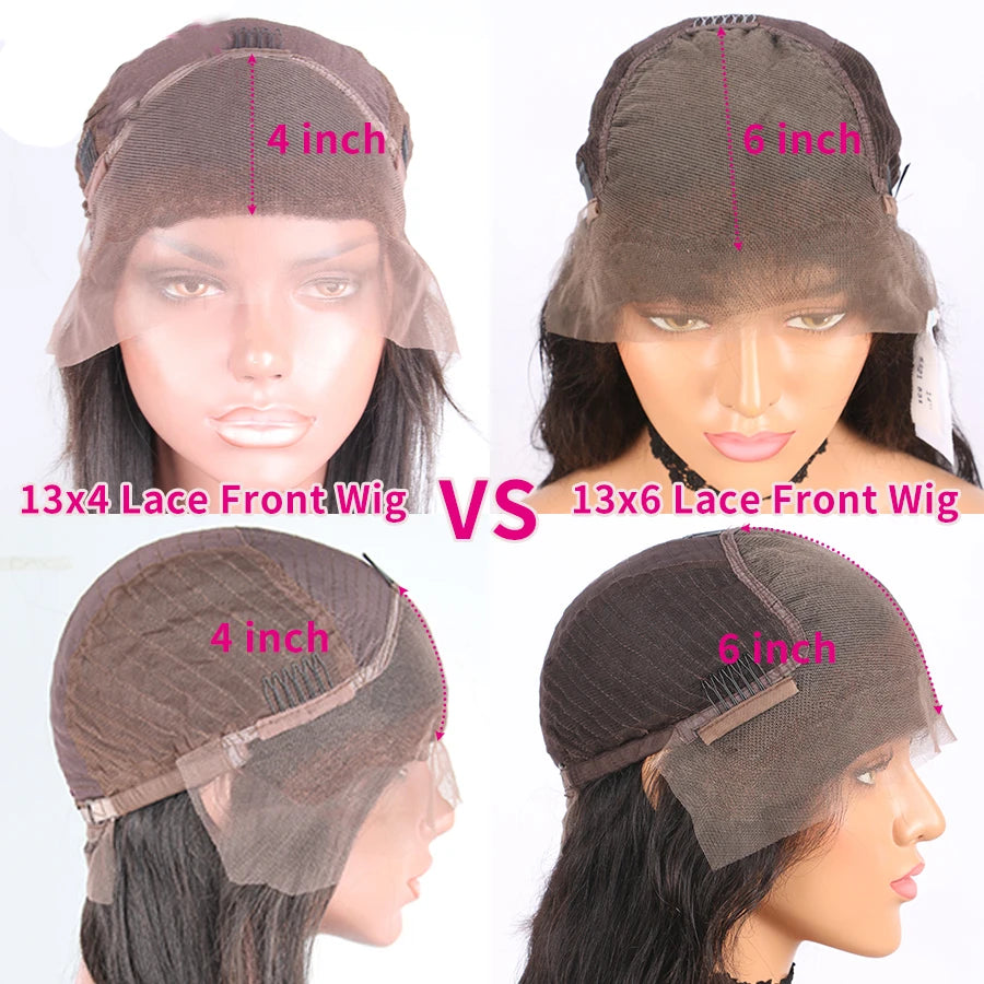 HD transparent lace wig with natural hairline appearance