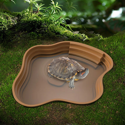 Reptile food bowl and hydration dish