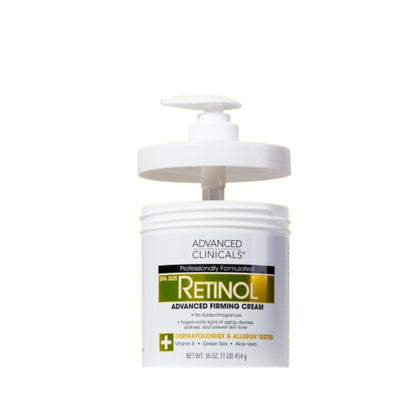 Applying Retinol Advanced Firming Hydrating Cream on Skin