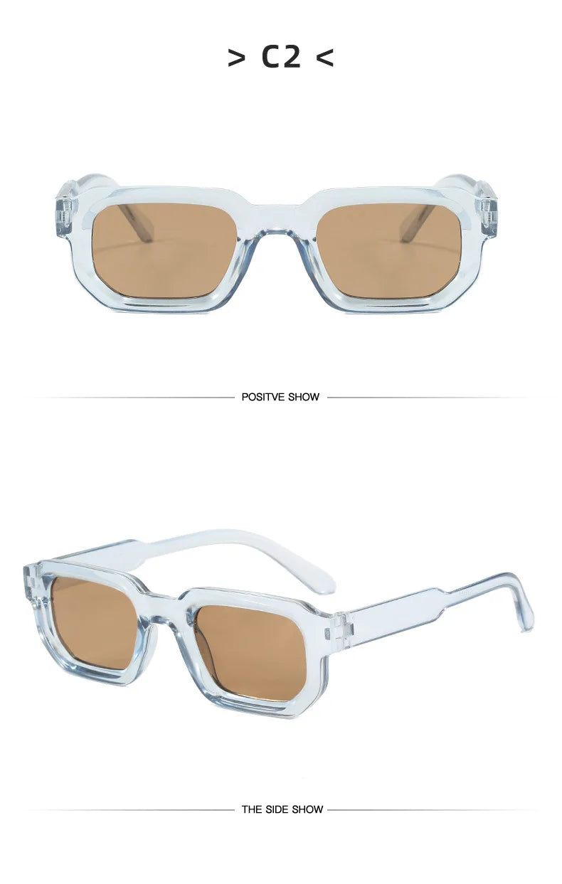 Vintage sunglasses model lifestyle shot summer outdoor wear