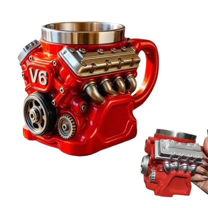 Retro automotive style coffee mug gift
