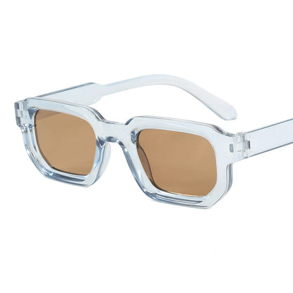 Vintage rectangle sunglasses final detail shot quality finish