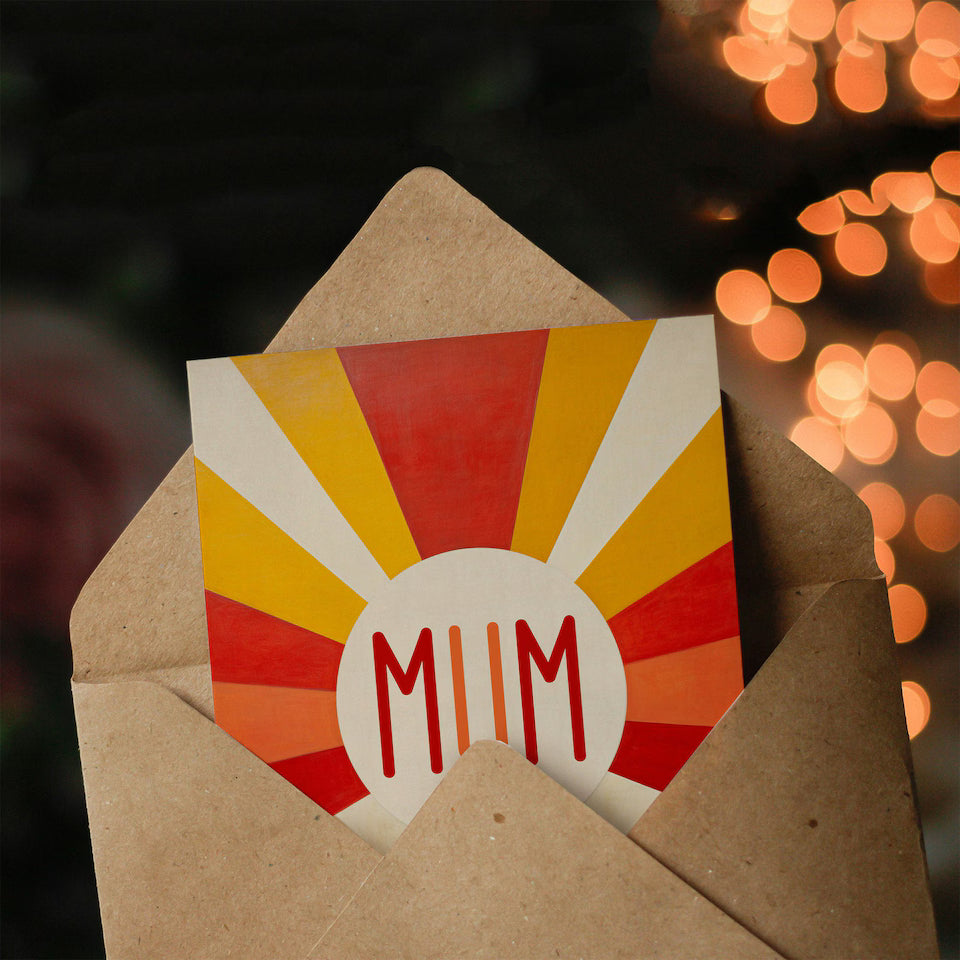 Premium blank card for personal heartfelt messages