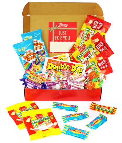 Retro Sweet Feast Gift Box with Swizzels favourites and extras