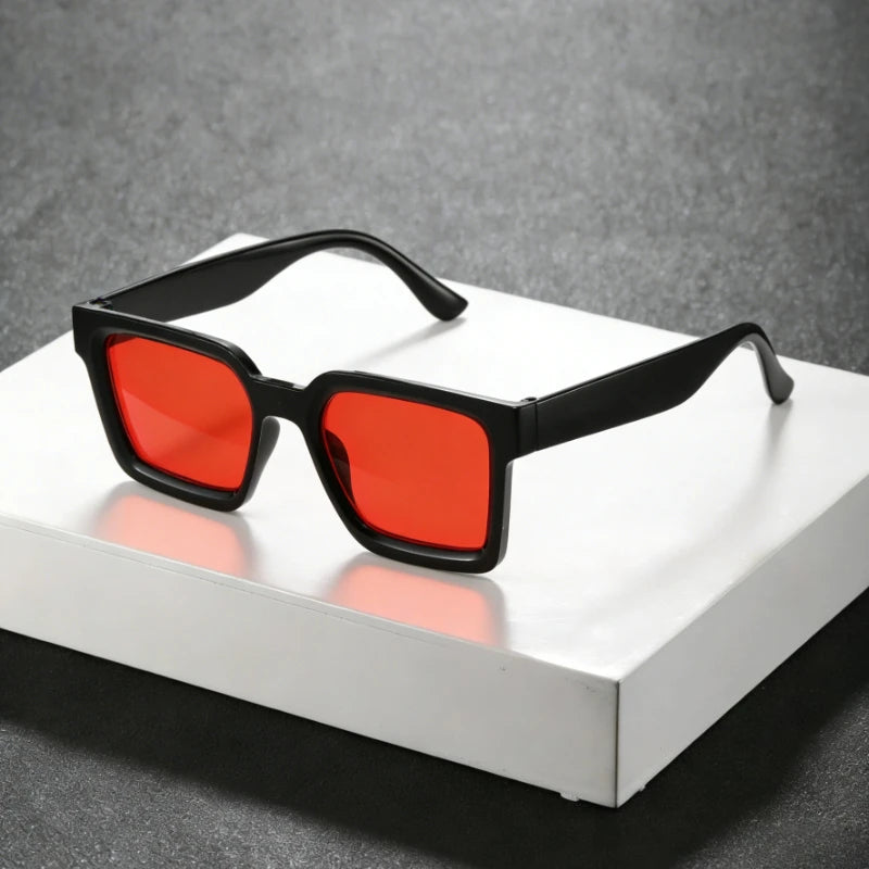 Square sunglasses size measurement guide dimension chart