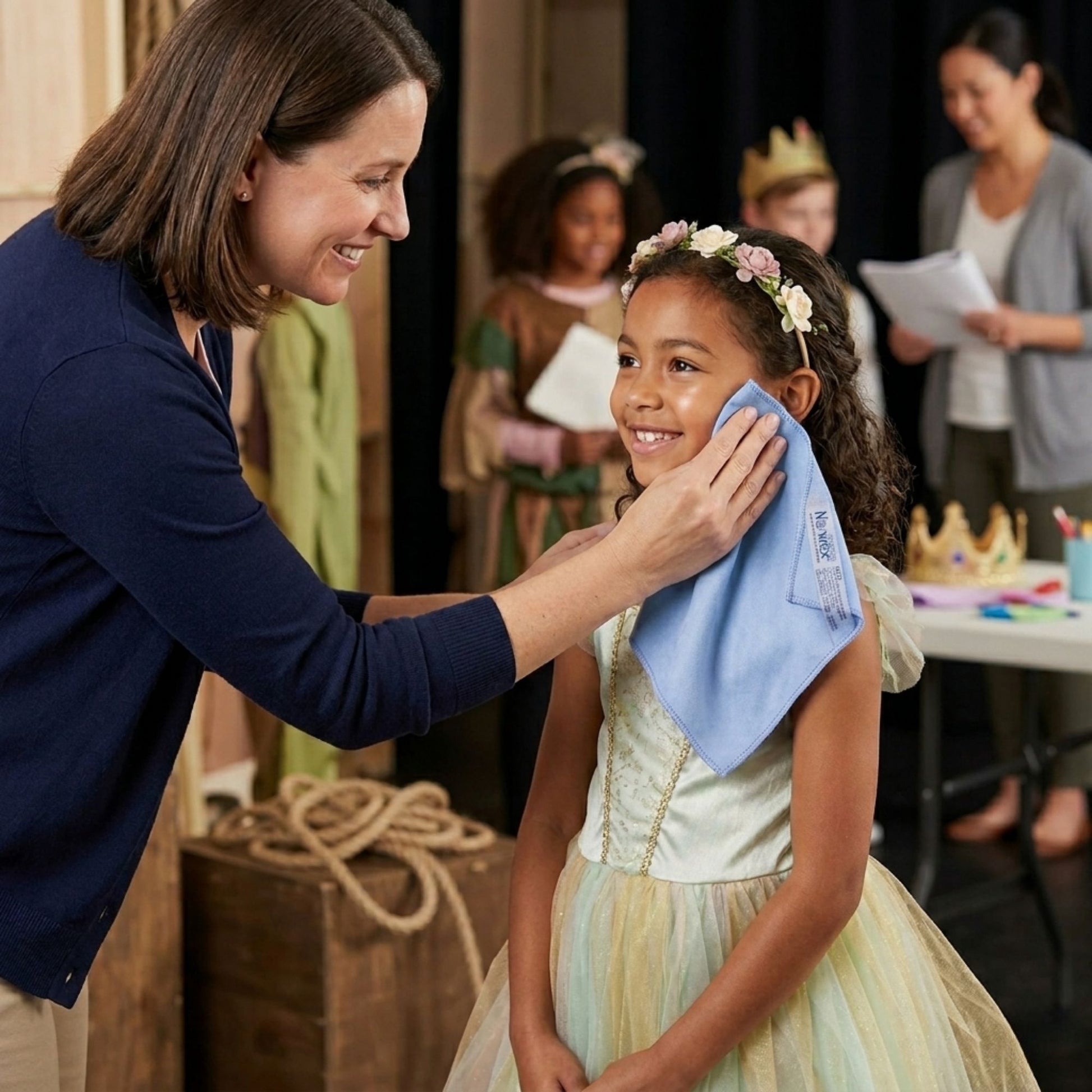 Soft skincare cloth set for sensitive skin 6 pieces total