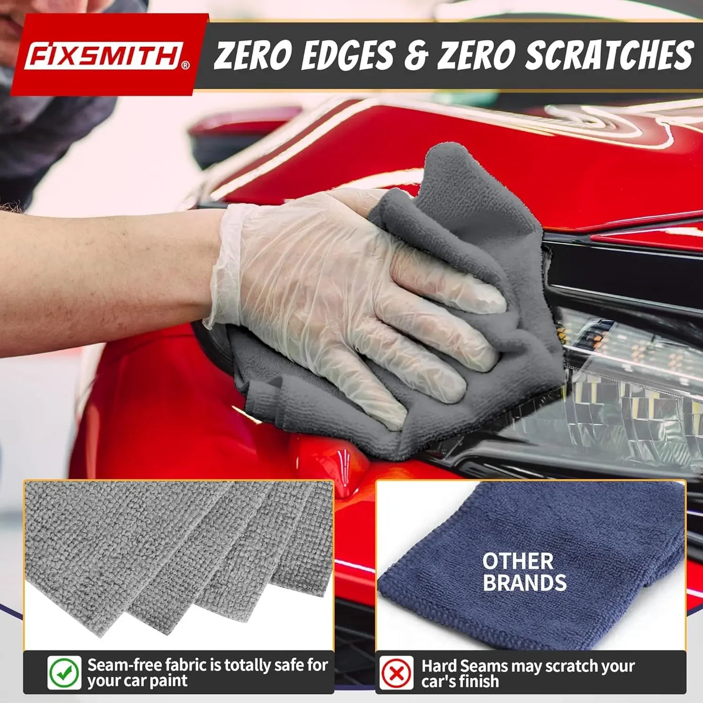 Absorbent microfiber cloth for everyday cleaning
