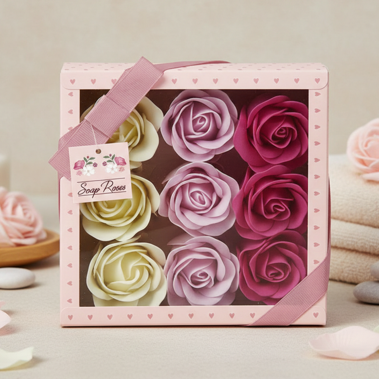 Beautiful reusable soap roses for home décor or gifts