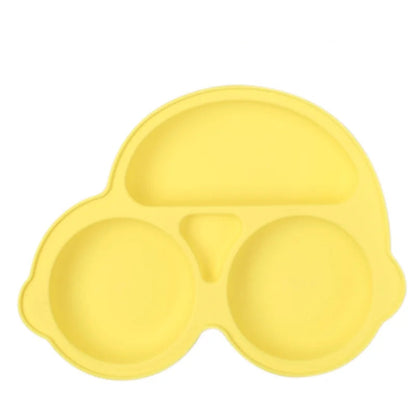 Reusable toddler silicone dish for daily meals
