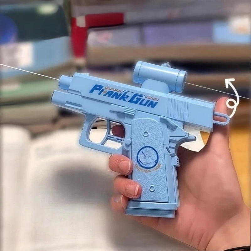 Funny reverse water gun toy for outdoor summer fun
