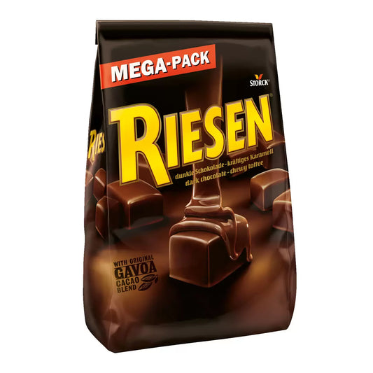 Riesen Dark Chocolate Toffee 900g bag of chewy caramel sweets