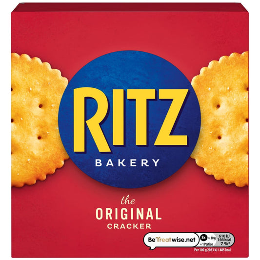 Ritz Crackers 150g pack with crispy buttery crackers