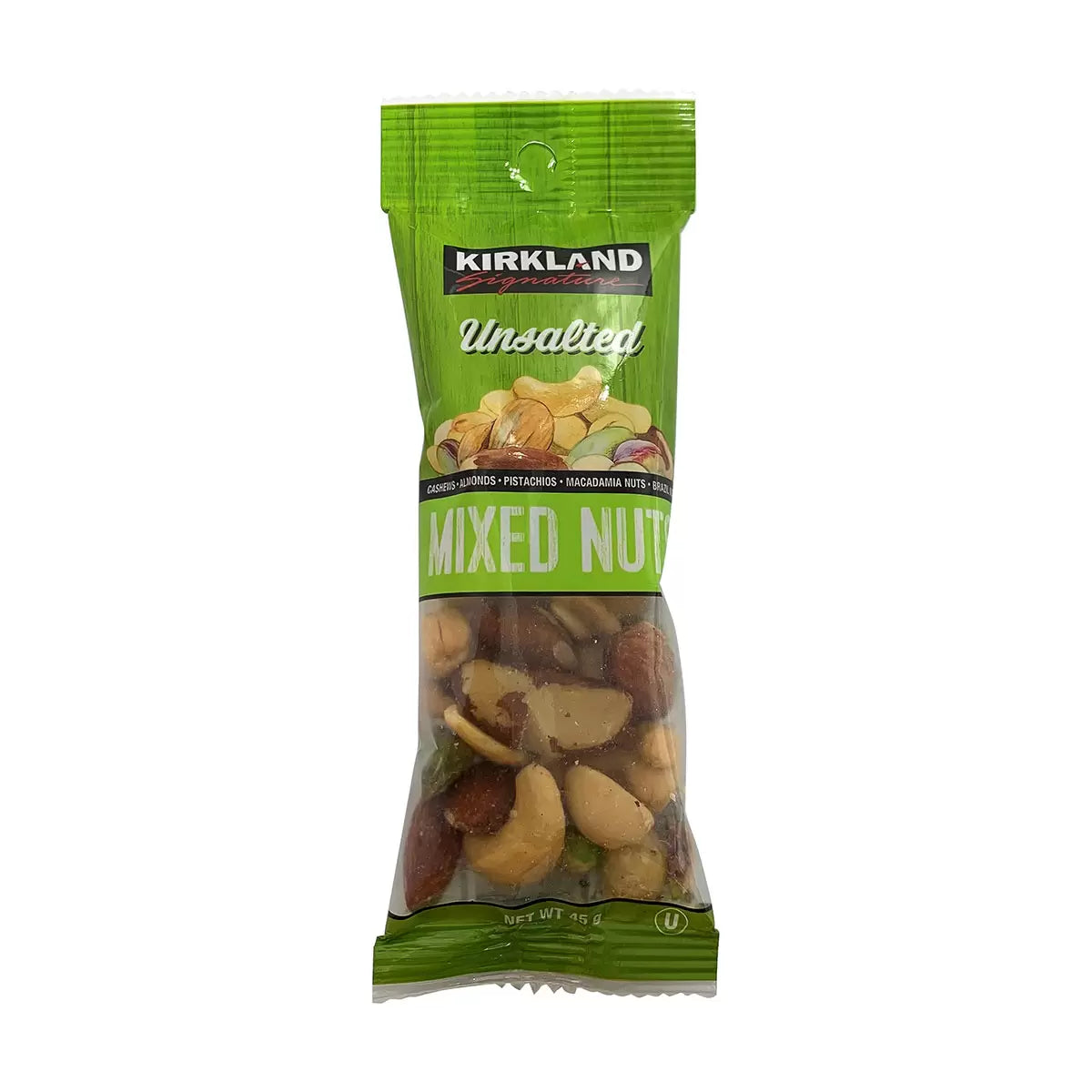 Individually wrapped nut packs for freshness