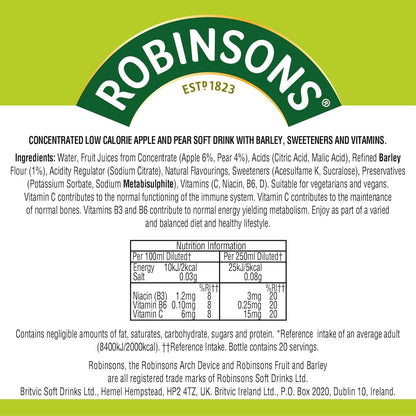 robinsons real fruit squash 1 litre bottle