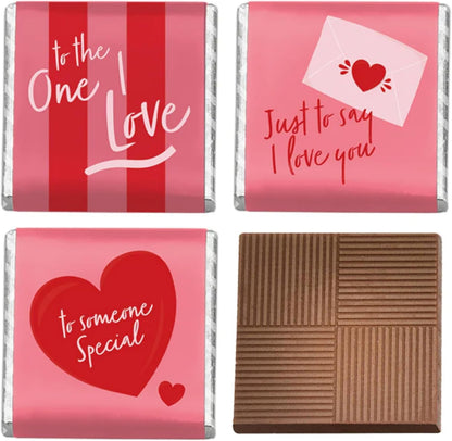 12 individually wrapped milk chocolate Neapolitans per pack