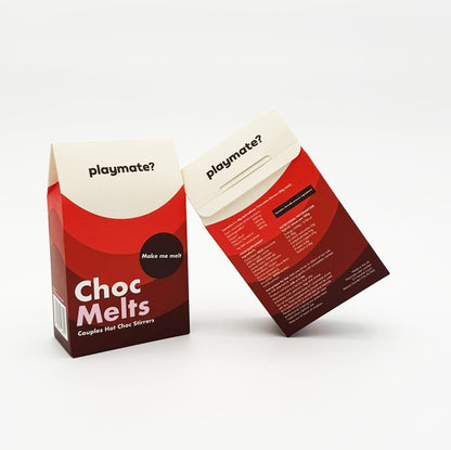 Natural chocolate stirrers with no artificial ingredients