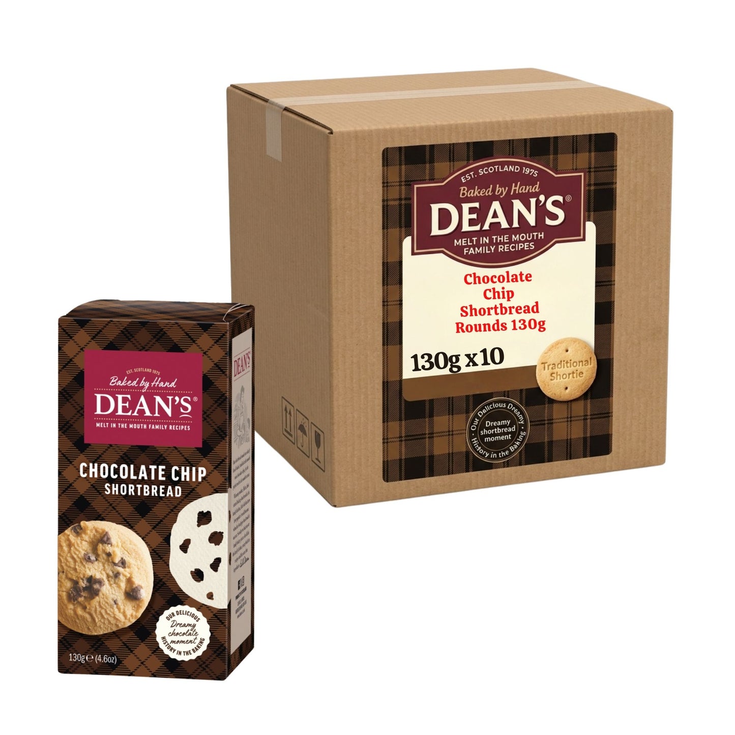 Melt in mouth crumbly shortbread biscuit rounds