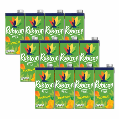 Rubicon Tropical Fruit Juice 12 x 1L Family Pack