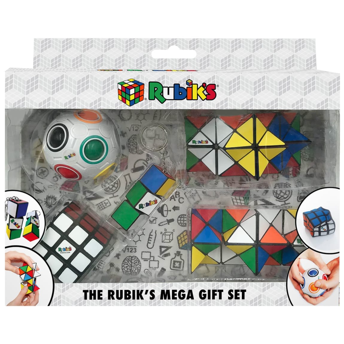 Rubik’s Mega Gift Set with four fun puzzle games