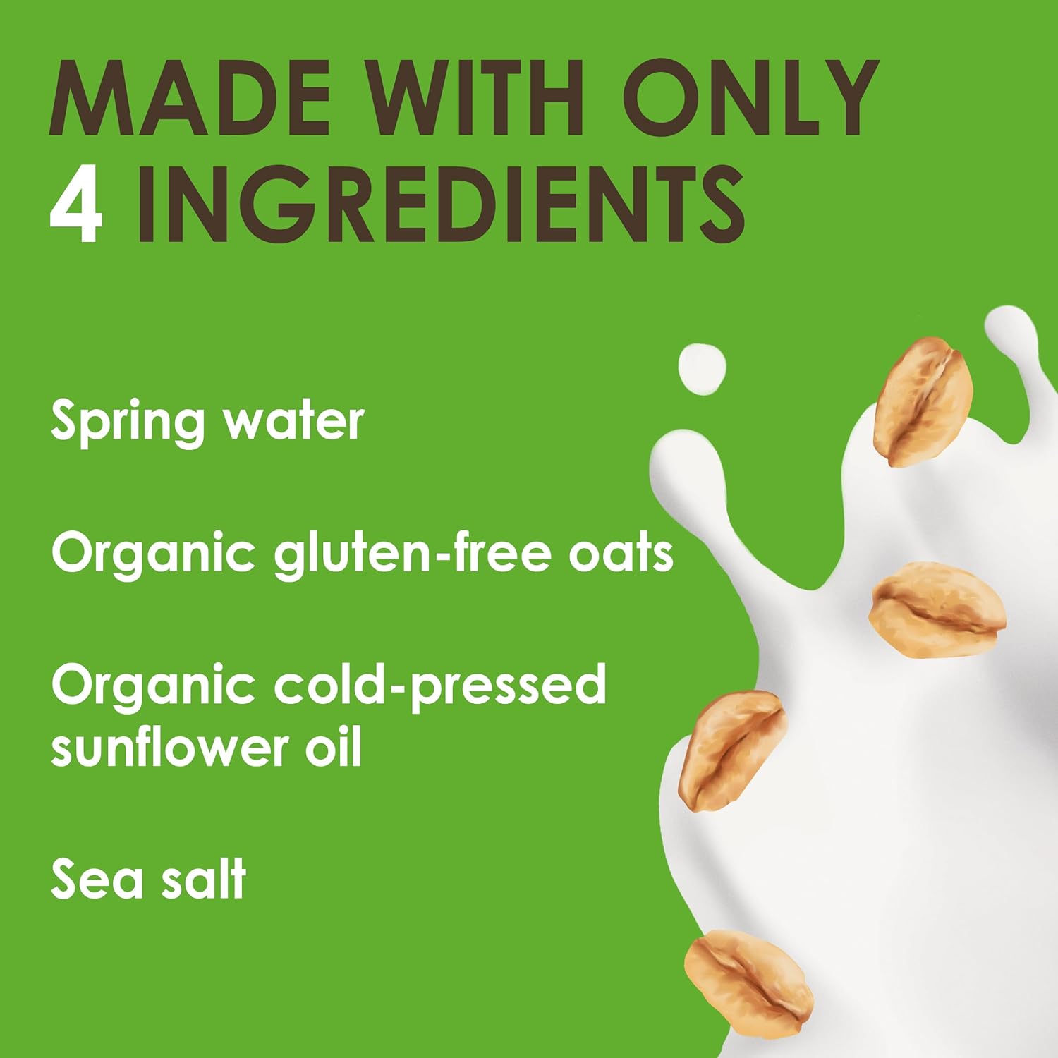 6 x 1L Rude Health Organic Oat Drink carton packaging