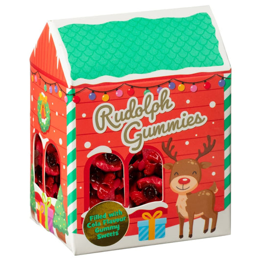 Rudolph Gummy House 100g-for-holidays