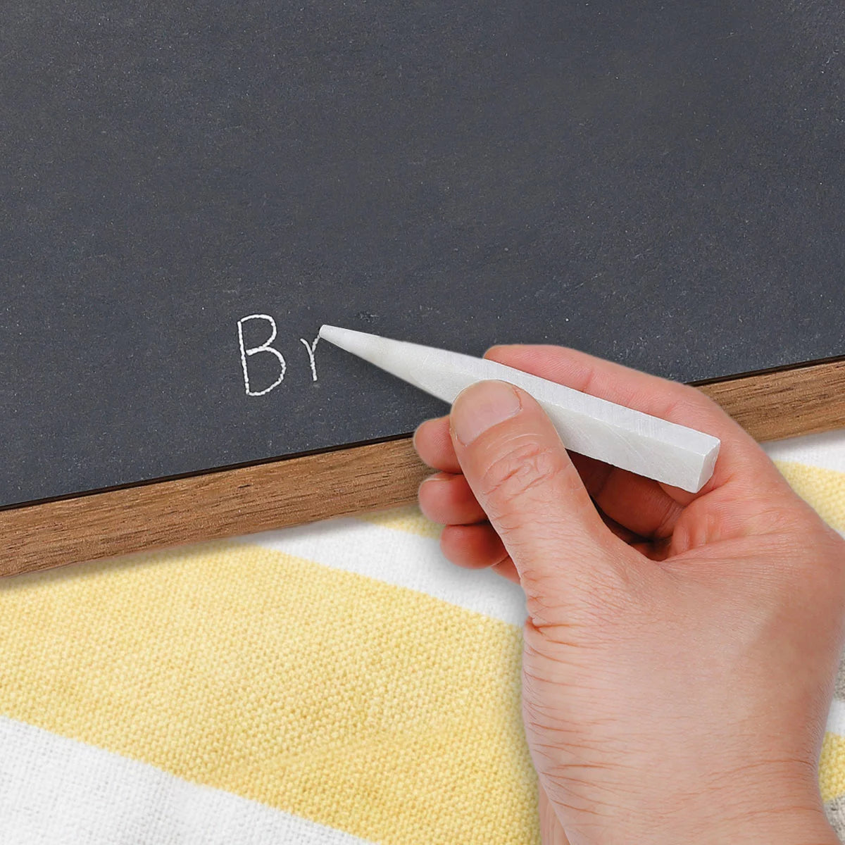 BirdRock Home serving board with natural slate surface