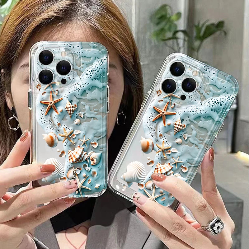 Protective clear phone case compatible with Samsung Galaxy series