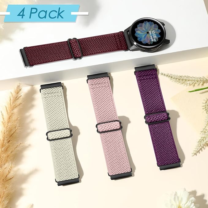 Multi-pack 20mm watch straps for sports and casual wear