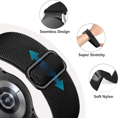 Comfortable elastic smartwatch strap for everyday wear