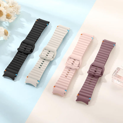 No-gap wave design Galaxy Watch replacement band set