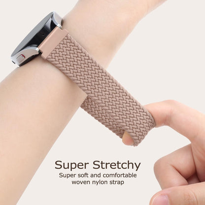 Soft woven watch band for Samsung Galaxy Watch and Garmin