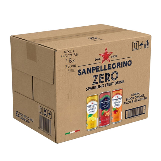 San Pellegrino Zero mixed sparkling fruit drinks 330ml