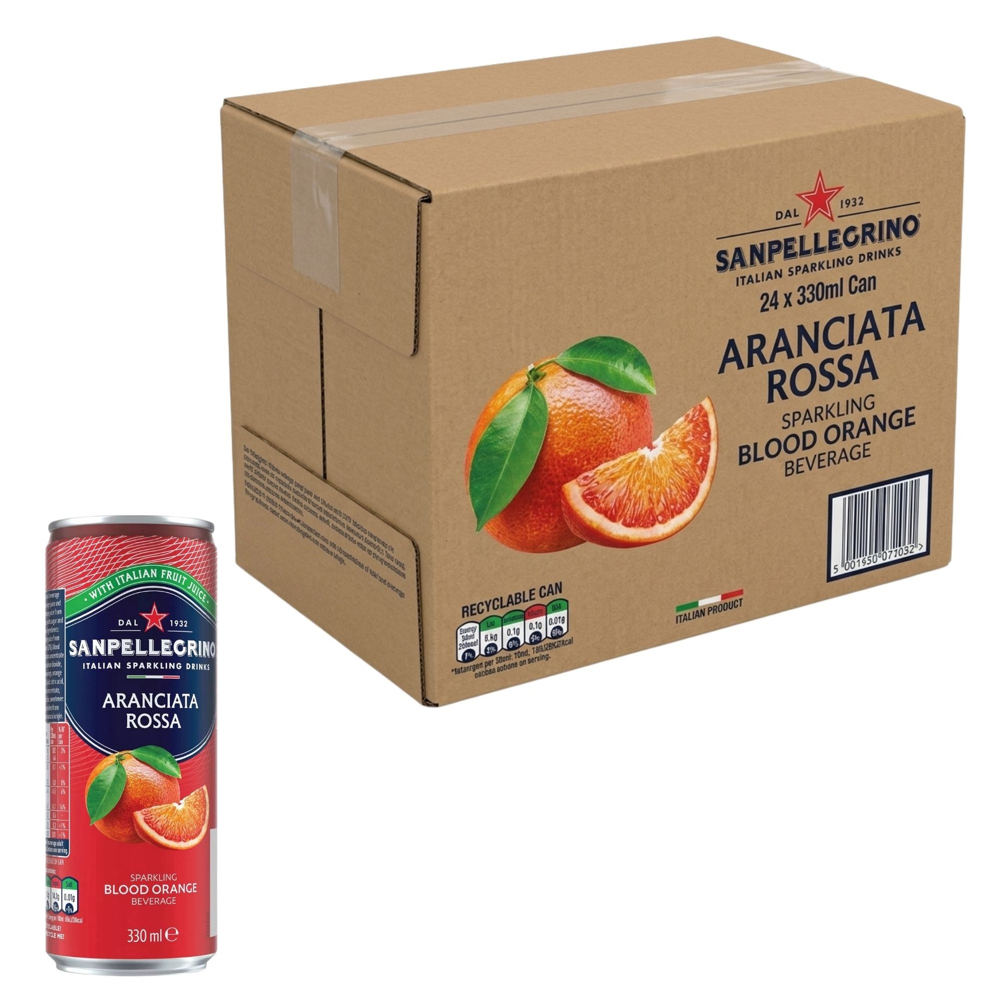 San Pellegrino Blood Orange Sparkling Drink 24 x 330ml