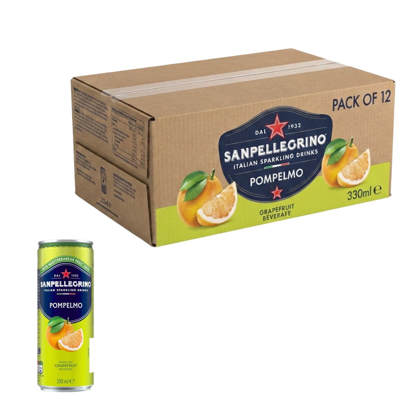 San Pellegrino Grapefruit Sparkling Drink 330ml