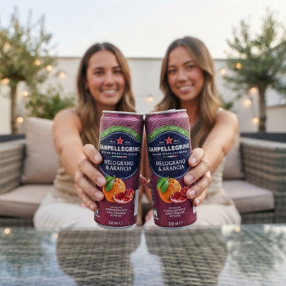 Italian sparkling drink with fruit juices